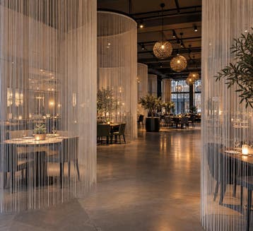 EXTRA LANG Draadjesgordijn draadgordijn beurs, horeca, bar, Nieuw, Zwart
