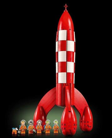 Beeldje - Tintin - Raket naar de maan - Lego 21367 - Sealed, Nieuw