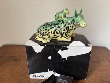 Beeldje - Cow Parade Cowparade. Mother Frog. Medium. -