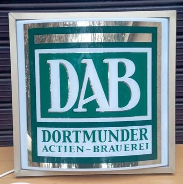 Dab bierreclamebord - Lichtbak - Polycarbonaat