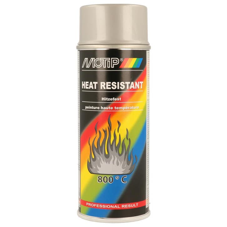 MoTip Hittebestendige Lak Spuitbus 400ml Zilver 650°C, Auto-onderdelen, Overige Auto-onderdelen, Nieuw, Verzenden