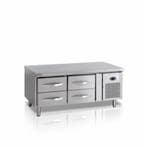 Gekoelde werkbank met 4 laden | 1360x700x(h)680mm, Zakelijke goederen, Horeca | Keukenapparatuur, Verzenden, Nieuw in verpakking