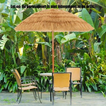 2dekans | Coast Hawaii Parasolset - Kantelbaar strandparasol, Ophalen of Verzenden, Zo goed als nieuw