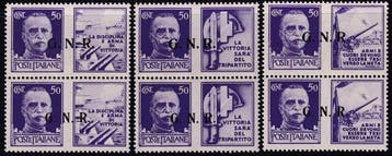 Republikeinse Nationale Garde 1943 - Tir. van Br. Pdg 50 c., Gestempeld