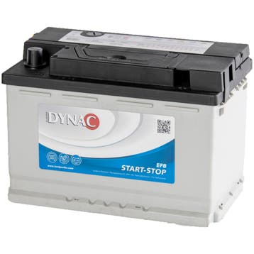 Dynac Auto accu EFB 12 volt 70 ah start - stop, Auto-onderdelen, Accu's en Toebehoren, Ophalen of Verzenden, Nieuw
