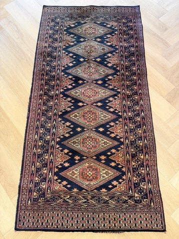 Vintage Pakistan - no reserve price - handgeknoopt - wol -, Nieuw