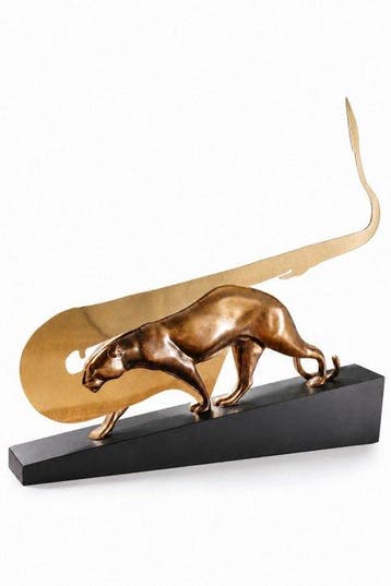 Fernandez Arman (1928-2005) - sculptuur, Jazzy Jaguar - 66