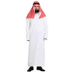 Arabische Prins Kostuum – Witte Onesie met - Maat L, Ophalen of Verzenden, Nieuw, Maat 52/54 (L)