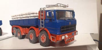 1:43 - Model vrachtwagen - FIAT Camion - mit aanhanger, Nieuw