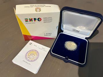 Italië. 2 Euro 2015 Expo Milano Proof (Zonder