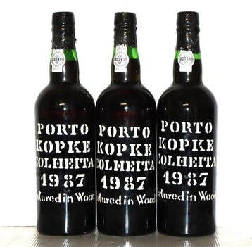 1987 Kopke - Colheita Port, Tawny - Gebotteld in 1997 -, Verzamelen, Nieuw