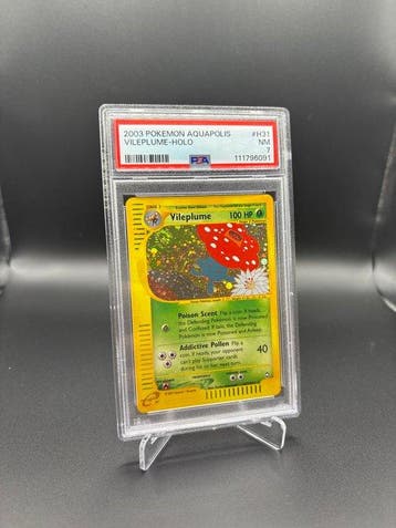 Pokémon - 1 Graded card - Vileplume #H31 Aquapolis Foil -, Nieuw