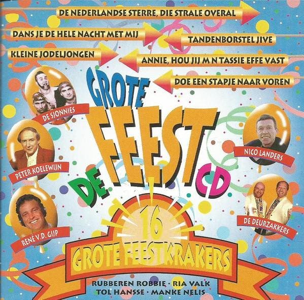 Various - De Grote Feest Cd, Cd's en Dvd's, Cd's | Pop, Gebruikt, Ophalen of Verzenden