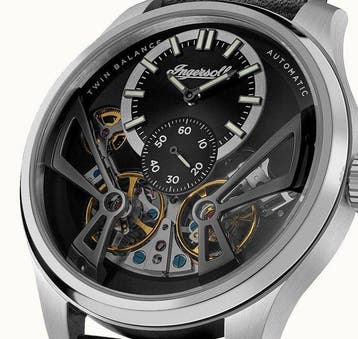 Ingersoll - Twin Balance - 45 Jewels - Automatic - Double, Nieuw