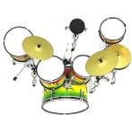 Miniatuur decoratief Rasta drumstel, Ophalen of Verzenden, Nieuw, Overige typen