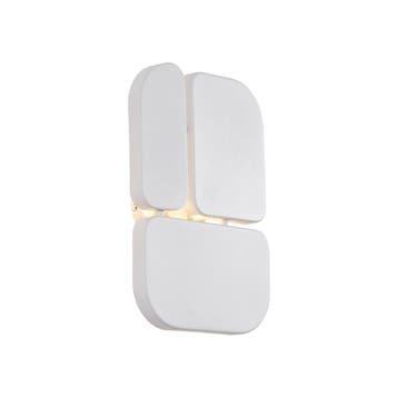 Design wandlamp wit 3-lichts - Planes, Verzenden, Nieuw, Metaal, Design