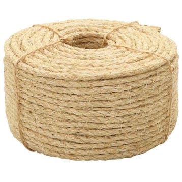 vidaXL Touw 6 mm 100 m 100% sisal, Verzenden, Nieuw