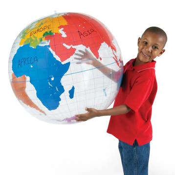 Beschrijfbare opblaasbare wereldbol (68,5 cm), Ophalen of Verzenden, Nieuw