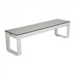 Inklapbare Zitbank FLow | Aluminium/Volkern | Wit | 160 x..., Verzenden, Nieuw in verpakking