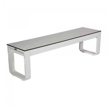 Inklapbare Zitbank FLow | Aluminium/Volkern | Wit | 160 x..., Verzenden, Nieuw in verpakking