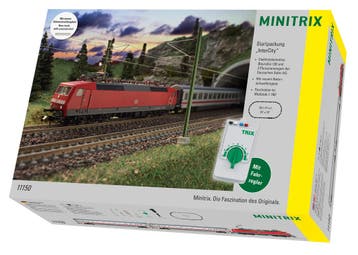 MINITRIX 11150 STARTSET INTERCITYMET BR 120 N, Nieuw