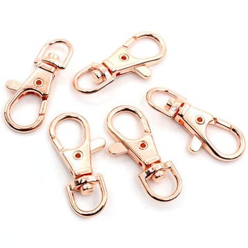 Musketon haak - 38mm - Draaibaar - Rose gold, Ophalen of Verzenden, Nieuw, Overige typen