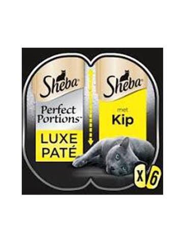SHEBA Perfect Portions Deluxe Kattenvoer met kip 3x2x37,5 gr, Dieren en Toebehoren, Verzenden, Kat