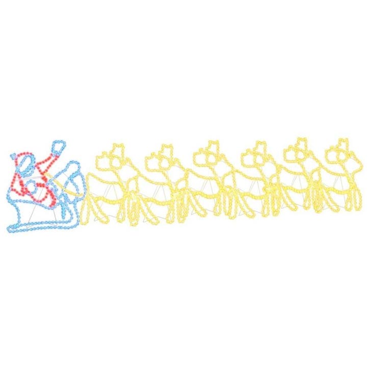 Kerstverlichting led slee 69x79cm | retourdeal 71% korting, Diversen, Kerst, Zo goed als nieuw, Ophalen of Verzenden