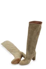 Manfield Laarzen in maat 38 Beige, Kleding | Dames, Schoenen, Hoge laarzen, Verzenden, Beige, Manfield