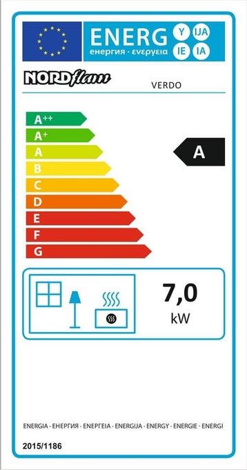 Houtkachel Nordflam Verdo, Huis en Inrichting, Kachels, Nieuw