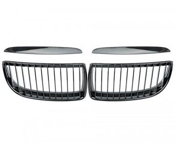 Grill Nieren BMW E90 05-08 Glans Zwart, Ophalen of Verzenden, Nieuw