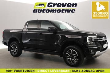 Ford Ranger 2.0 Super Cab Limited 170PK | 3500kg Trekgew. |, Automaat, Euro 6, Zwart, 360° camera