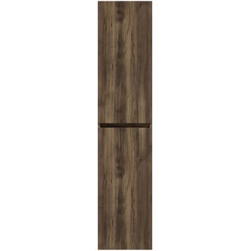 Wiesbaden Alvara Kolomkast - 160x35x35cm - Donker Eiken, Ophalen of Verzenden, Nieuw