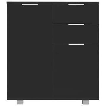 VidaXL dressoir, zwart, 71 x 35 x 80 cm, Ophalen, Nieuw