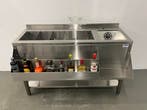 Bar cocktail station | cocktailbar meubel van RVS, Verzenden, Gebruikt, RVS Meubilair