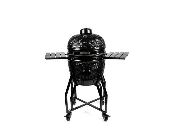 Yakiniku Black Edition basic kamado barbecue - Medium, Tuin en Terras, Houtskoolbarbecues, Nieuw, Verzenden