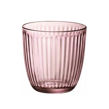 Bormioli Drinkglazen 6 stuks roze 290 ml — gebruikt, Nieuw