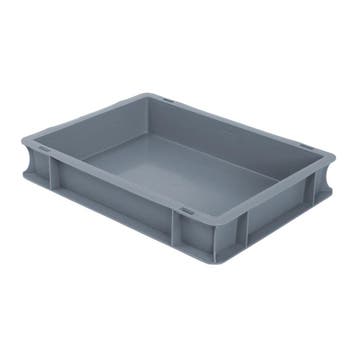 Stapelbak 400 x 300 x 70 mm - Grijs, Doe-het-zelf en Verbouw, Kratten en Dozen, Minder dan 50 cm, Ophalen of Verzenden, Minder dan 40 cm