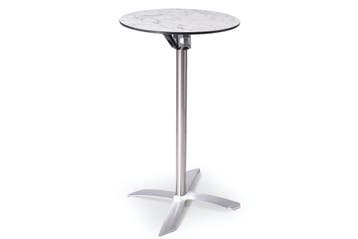 Statafel Helsinki | 60 cm | opklapbaar, Tuin en Terras, Tuintafels, Ophalen of Verzenden, Nieuw, Rond, Kunststof
