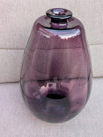 Glasfabriek Leerdam - Chris Lebeau - Vaas - Glas - Kalebas