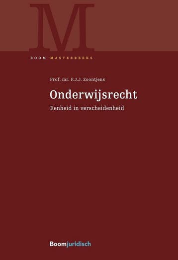 Onderwijsrecht / Boom Masterreeks - P.J.J. Zoontjens, Verzenden, Gelezen, P.J.J. Zoontjens