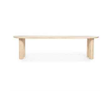 Eettafel Josh eiken organisch 300x110 cm - Naturel |, Huis en Inrichting, Tafels | Eettafels, Ophalen of Verzenden, Nieuw