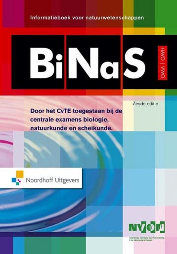 9789001817497 Binas 6e havo/vwo informatieboek, Verzenden, Zo goed als nieuw, Verkerk