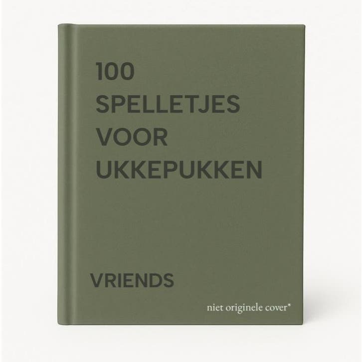 100 SPELLETJES VOOR UKKEPUKKEN - VRIENDS 9789000030484, Boeken, Kinderboeken | Kleuters, Gelezen, Verzenden