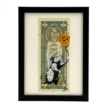 WhyCreationz (XX-XXI) - Rat with his cheese (Banksy hommage)