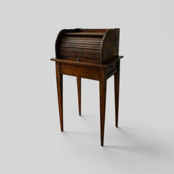 Bureau - Hout - met cilinder