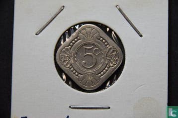 Nederland 5 cent 1933, Postzegels en Munten, Munten | Nederland, Verzenden, 5 cent, Losse munt