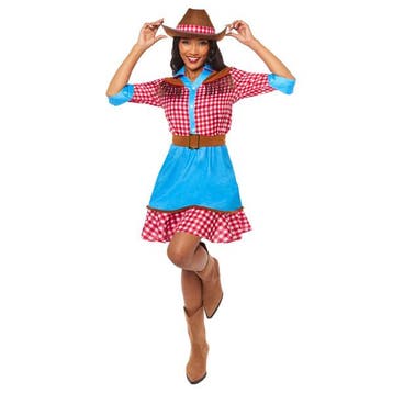 Cowgirl Kostuum Delilah met Hoed, Ophalen of Verzenden, Nieuw