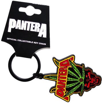 Pantera - Leaf Skull - Sleutelhanger officiële merchandise, Ophalen of Verzenden, Nieuw, Gebruiksvoorwerp