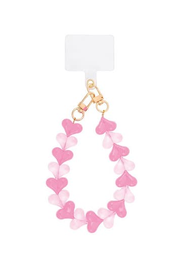 Goudlief Hartrij telefoonsnoer (Telefoonketting), Verzenden, Nieuw